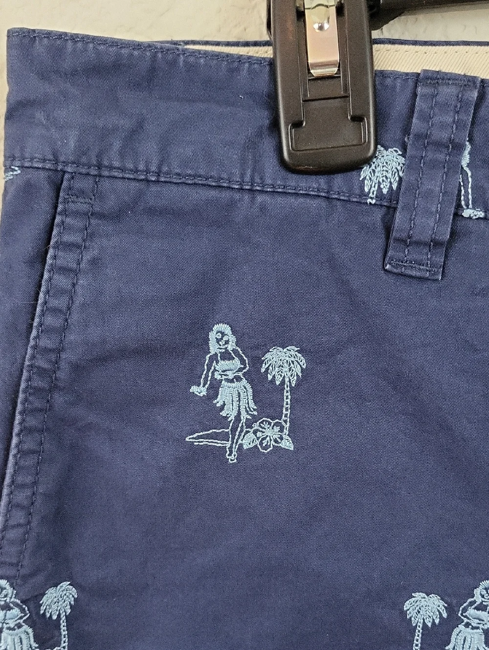 Tommy Bahama Hula Girl Men's Navy Blue Shorts